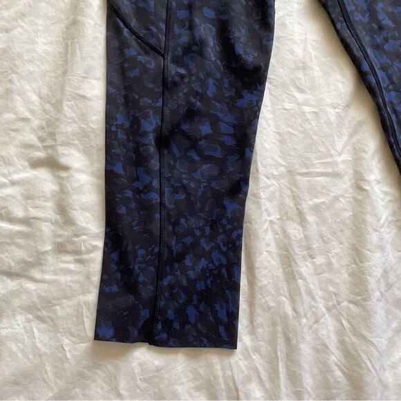 Lululemon Women Fast Free HR LW6BCWS WLTL Blue Black Print - Picture 9 of 13